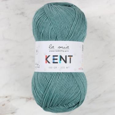 Imagem de La Mia Kent 1 novelo 50% algodão 50% fio de acirílico, 100 gramas, 330 metros, verde - L131