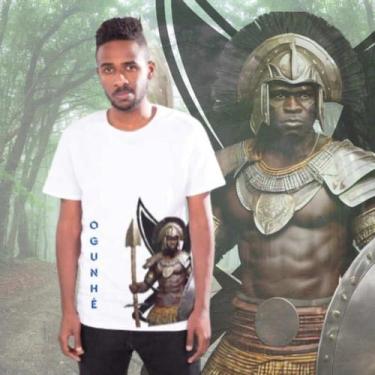 Imagem de Camiseta Ogum Orixá Umbanda e Candomblé - Lojas Áurea, GG