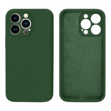 Imagem de Capinha Compativel com iPhone 14 Pro Max Com Proteção de Câmera em Silicone com Interior Aveludado