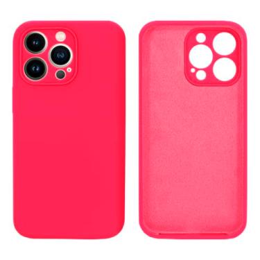 Imagem de Capinha Compativel com iPhone 14 Pro Max Com Proteção de Câmera em Silicone com Interior Aveludado