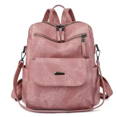 Imagem de Mochila, bolsa de couro PU WYFJNX para mulheres, rosa, moda