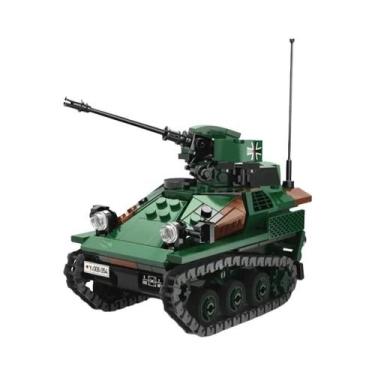 Imagem de Conjunto De Blocos De Montar De Tanque Blindado Militar Da Segunda Gue