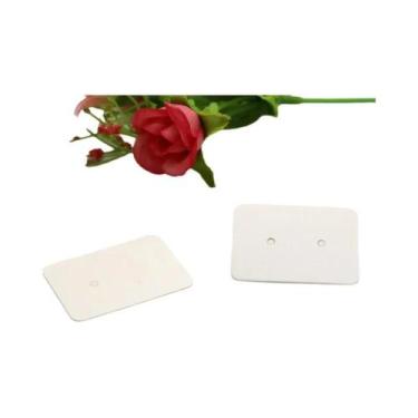 Imagem de 50 Unidades De Cartões De Papel Kraft 2.5x3.5cm Para Brincos, Embalage