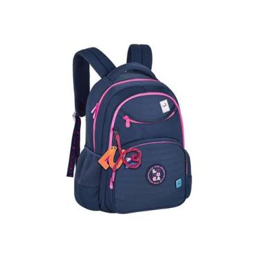 Imagem de Mochila Escolar Luluca Original Reforçada LU24635, Azul, 00