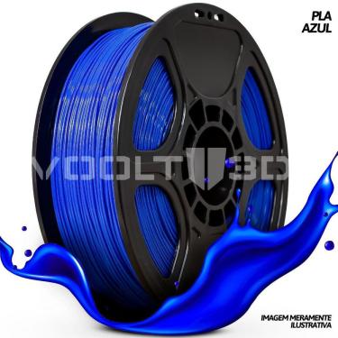 Imagem de Filamento Impressão 3D Voolt Pla Azul 1Kg