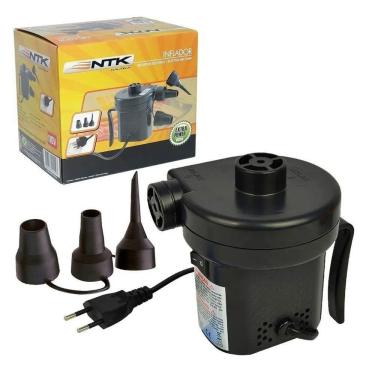 Imagem de Inflador Eletrico - 110V Com 3 Tipos De Bico Cabo 2M Alta Potencia