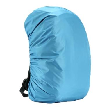 Imagem de Ankexin Mochila 35-80L Capa de Chuva Escalada Capas Impermeáveis para Caminhadas Campismo, Lago azul, 55 liters