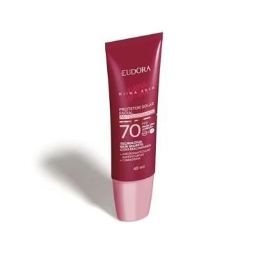 Imagem de EUDORA NIINA SKIN PROTETOR SOLAR FACIAL ANTIOLEOSIDADE FPS 70 REGULAR 40g