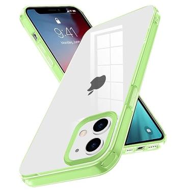 Imagem de HIYUUTTBS Capa para iPhone 11, capa protetora de canto reforçada antiarranhões, capa rígida de policarbonato + TPU macio 3 em 1 fina flexível protetora à prova de choque, verde (3-27)