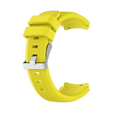 Imagem de Pulseira compatível com Zeblaze Stratos 3 ou Stratos 3 Pro cor:Amarela