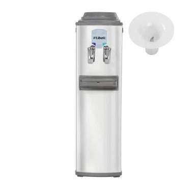 Imagem de Bebedouro Refrigerado Compressor com Furador Coluna Galão Inox Libell,