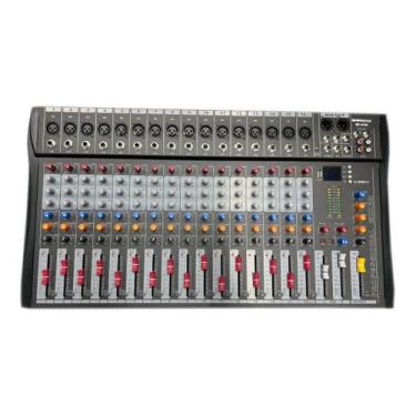 Imagem de Mesa Briwax 16 Canais Gf-6192 Balanceada, Misturador 110/220