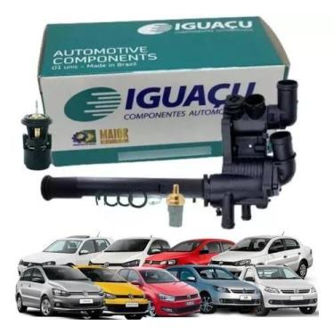 Imagem de Kit Cavalete Carcaça Água Gol G5 Fox 1.0 1.6 Cinza Completo - Iguaçu