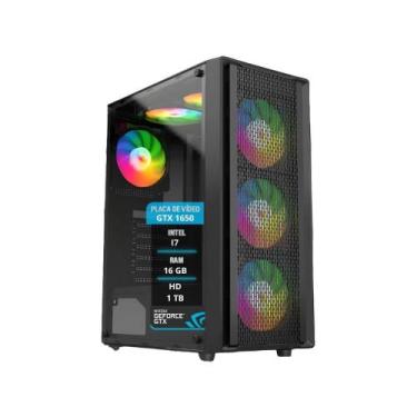 Imagem de Pc Gamer I7 16Gb Ddr3 Gtx 1650 Hd 1Tb Ssd 240Gb - Amorim Tech