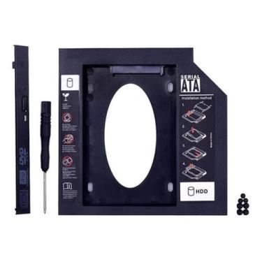 Imagem de Case Gaveta Adaptador Caddy Para Hd Ssd Sata 9,5Mm Notebook - Mc1