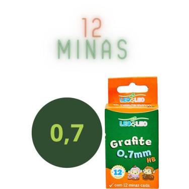 Imagem de Caixinha Com 12 Minas de Grafites 05/07/09/2.0 - leonora, 0,7