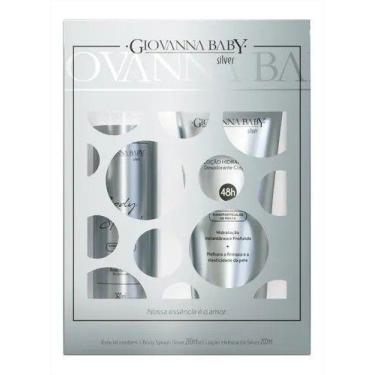 Imagem de Kit giovanna baby silver body splash 260ml+ hidrat 200ml