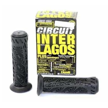 Imagem de Manopla interlagos plus curta preto circuit biz/bros/cb300