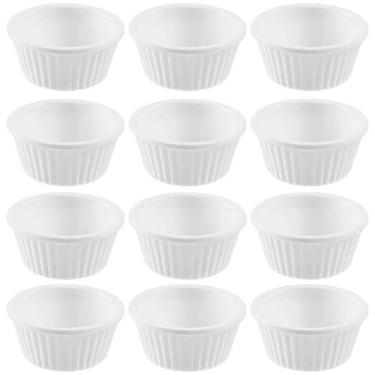 Imagem de 12 Ramekins 30ml Cada Mini Potes Servir Molhos Branco Uno Coza Restaur