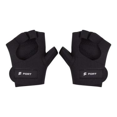 Imagem de Luva Fort Preta para academia e Proteção., G