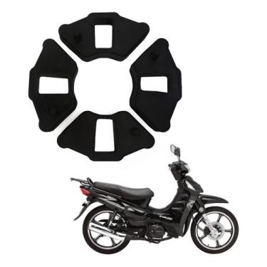 Imagem de Coxim Borracha Brandy - 4 Un. - C 100 Dream / Pop / Traxx / Shineray /