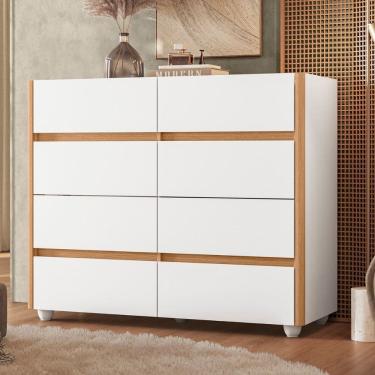 Imagem de CÃ´moda 8 Gavetas Infinite Albatroz