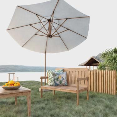 Imagem de Banco Namoradeira Siror Madeira Maciça