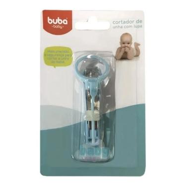 Imagem de Cortador De Unha C/lupa Azul Multikids Bebê Higiene Infantil