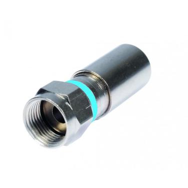 Imagem de Conector f compressão rg 59 1/10/50 profissional -pacote c/10