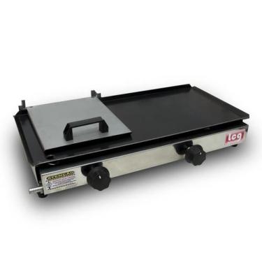 Imagem de Chapa Para Lanche A Gás Sanduicheira 30X60Cm Com Prensa Lcg - Lcg Elet