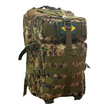 Imagem de Mochila masculina militar 50l tática reforçada impermeavel grande dive