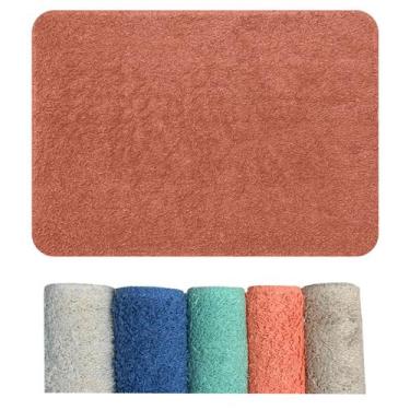 Imagem de 4 Tapete Banheiro Antiderrapante Absorvente 45x60 Oa Hig Vr - IDEALIZA