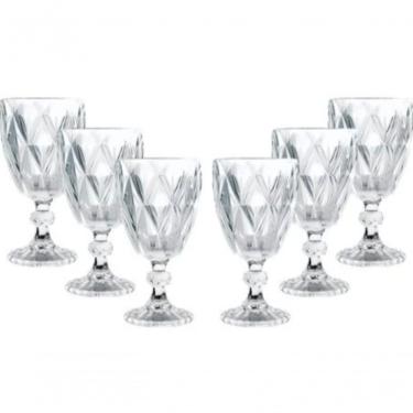 Imagem de Jogo De 6 Taças 325ml Em Vidro Cristal Luxx Ellegance Transparente