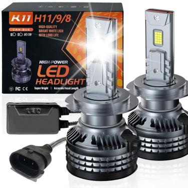Imagem de Lâmpada LED Coxcsi H11 Fog Light 32000LM 6500K Pacote com 2