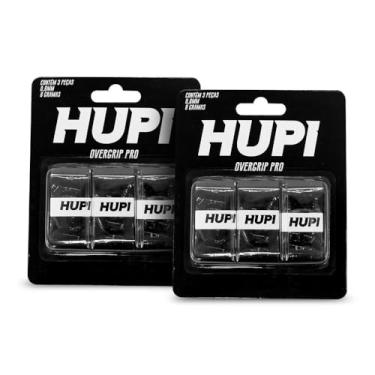 Imagem de Kit 02 Overgrip Hupi Pro Preto Pack 03 Unidades, Cor: Preto, Tamanho: Única