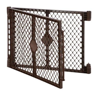 Imagem de MYPET Extensão de painel MyPet 2 da North States para MyPet Petyard: Fixa-se facilmente sem ferramentas e adiciona 3 metros quadrados de espaço (2 painéis, marrom)