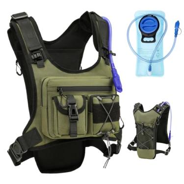 Imagem de Criuage Mochila De Hidratação Para Corrida Patenteada Original Dos Eua, Mochila Leve Para O Peito Com Bolsa De Bexiga De Água De 2,0 L, Mochila Para Caminhadas, Corrida, Ciclismo, Maratona Para Mulh