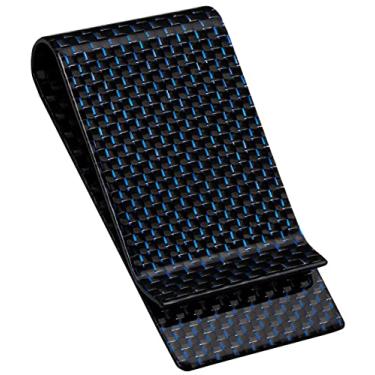 Imagem de SERMAN BRANDS Clipe de dinheiro de fibra de carbono para homens – Carteira fina com clipe de dinheiro RFID, bolso frontal minimalista, porta-dinheiro e porta-cartão de crédito - Carteira 100% de fibra