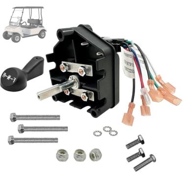 Imagem de Conjunto de interruptor de ré dianteiro Club Car DS 36V com alça e microinterruptor – Compatível com carrinhos de golfe elétricos e a gás 1984-2005 Club Car DS – Substitui OEM # 1011997, 101753003,