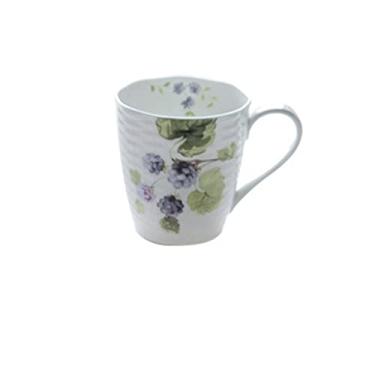 Imagem de GRFIT Caneca Bone China Xícara de Cerâmica Xícara de Chá Doméstica Leite Café da Manhã Design Criativo Xícara de Café Japonesa Caneca de Café (Cor: H)
