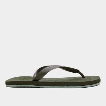 Imagem de Chinelo Olympikus Livre Masculino, Verde militar, 39/40