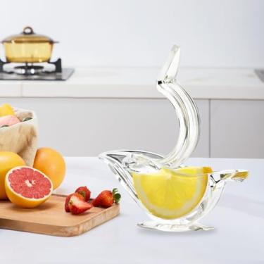 Imagem de Espremedor de limão, espremedor de limão plano manual sem esforço com alça ergonômica