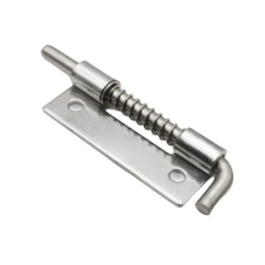 Imagem de Trava de porta Fecho de cadeado portátil Travas de armário Úteis Parafusos deslizantes de aço inoxidável (Direita-8,9 cm)