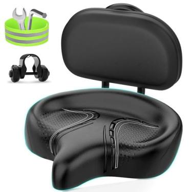 Imagem de Assento de bicicleta BLUEWIND Oversize 33x29x9cm com encosto