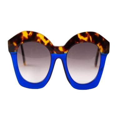 Imagem de Óculos Solar Modelo Copacabana Azul Com Tartaruga