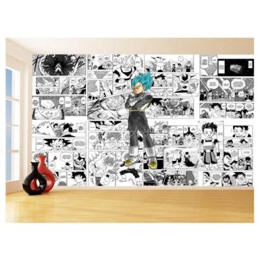 Imagem de Papel De Parede Dragon Ball Vegeta Blue Anime 3,5M Dbz704 - Você Decor