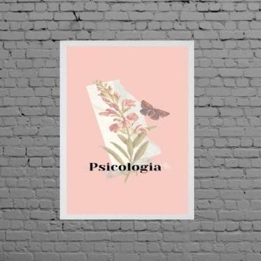 Imagem de Quadro Decorativo Psicologia Feminino 24X18Cm - Com Vidro - Quadros On