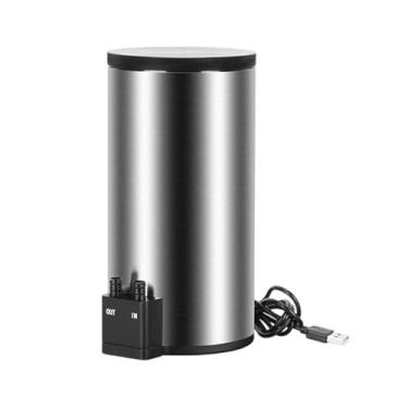 Imagem de Gralara Filtro externo para aquário com bomba, ideal para aquários de mesa, fácil de instalar e compacto, 20cmx10cm