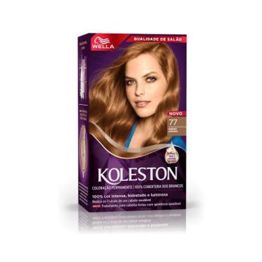 Imagem de Coloração Permanente Koleston Marrom Dourado 77