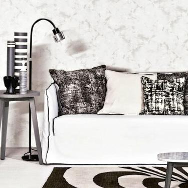 Imagem de Papel De Parede Vip Pedra Branco E Cinza 10m - Vip1002